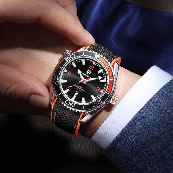 New Fashion Quartz Watch for Men – Sports Silicone Strap Waterproof Luminous - Himpall