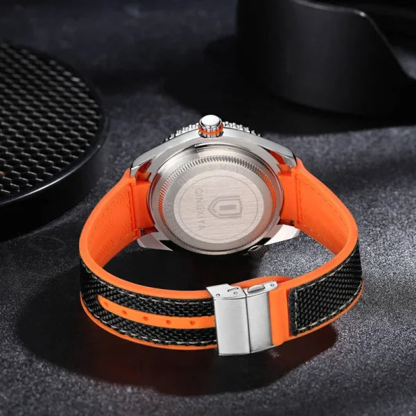 New Fashion Quartz Watch for Men – Sports Silicone Strap Waterproof Luminous - Himpall