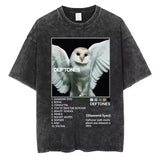 New Hip Hop Deftones Washed Short sleeved round neck Y2k Tshirt Men Clothing New in Top & Tees Mens T-Shirt Camisetas