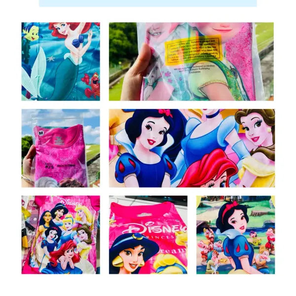 New kids Nightdress Elsa Cartoon Dress Minnie Printing Sleepwear Girls Nightgowns Children Party Dresses Pajamas Girls