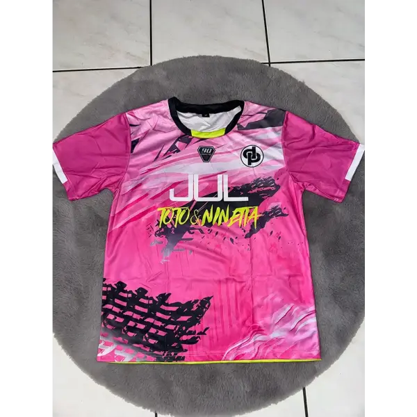 New Maillot JUL T-shirt Summer Youth Breathable And Quick-drying Training Football Shirts Unisex Custom Sports 90