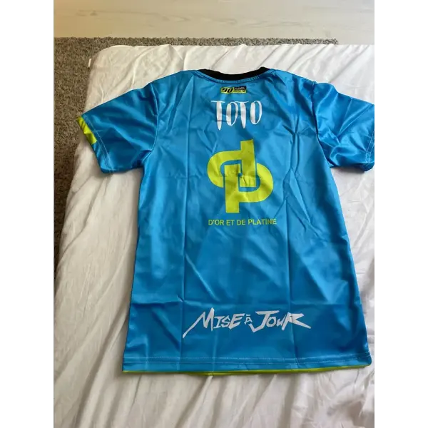 New Maillot JUL T-shirt Summer Youth Breathable And Quick-drying Training Football Shirts Unisex Custom Sports 90