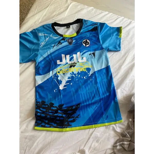 New Maillot JUL T-shirt Summer Youth Breathable And Quick-drying Training Football Shirts Unisex Custom Sports 90