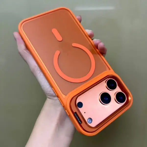 New Matte Translucent Magnetic Case For iPhone 17 16 15 14 13 12 Pro Max 17Air Metal Bracket For Magsafe Wireless