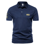 Men’s Lightweight Embroidered Polo Shirt – Breathable Short Sleeve Summer Top Solid Color Plus Size Big & Tall Fit