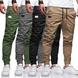 Men’s Cargo Pants Polyester Knit Casual Spring Wear