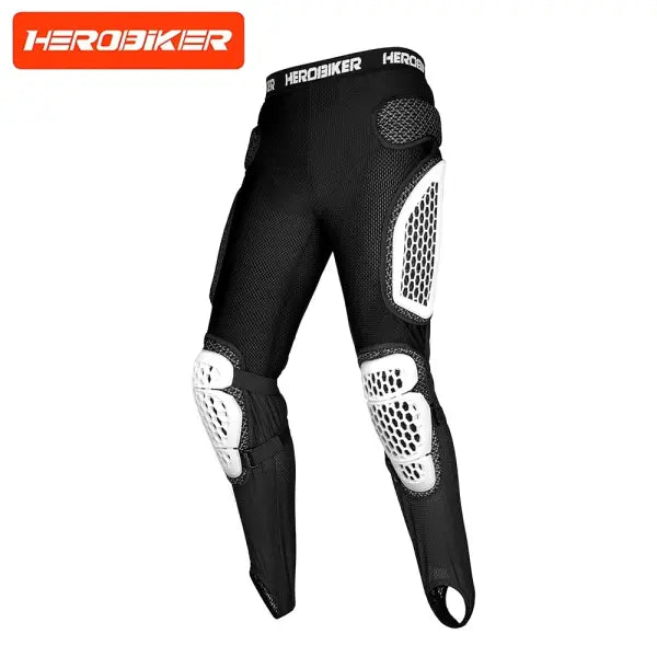 Motocross armor jacket polyester anti crash chest off road protection - MP1010 WH Pants / XXL
