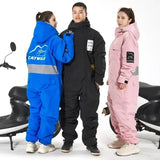 New Motorcycle Snow-proof Clothing Cold-proof Electric Vehicle Windbreaker Winter Skiing Fishing and Riding Cold-proof