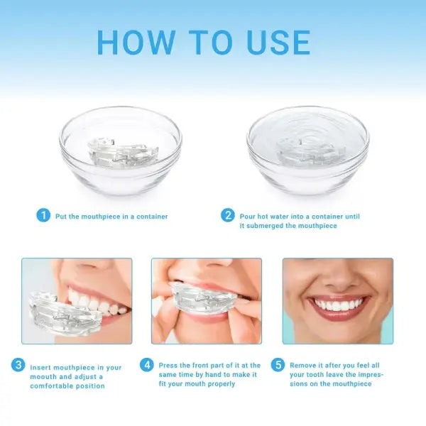 New Mouth Guard Anti-Snoring Teeth Bruxism Mouthguard Improves Sleep Teeth Bruxism Sleep and Apnea Snoring Device Stops