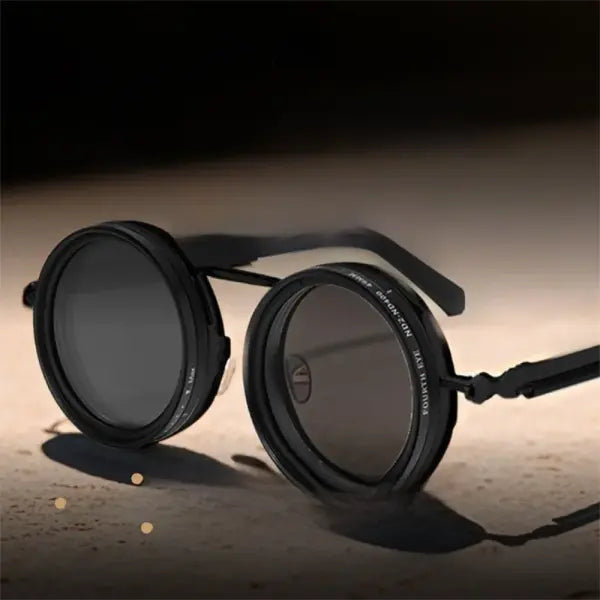 ND2-400 Adjustable Dimming Glasses Alloy Sunglasses for Outdoor Driving