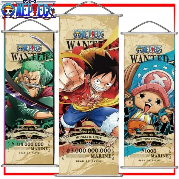 Bandai One Piece Monkey D. Luffy Wall Scroll Cartoon Holiday Gift