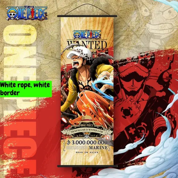 Bandai One Piece Monkey D. Luffy Wall Scroll Cartoon Holiday Gift - Hanging painting-13