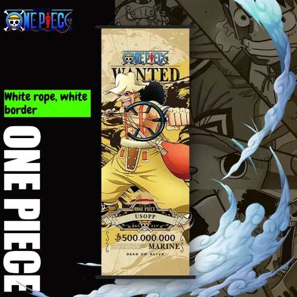 Bandai One Piece Monkey D. Luffy Wall Scroll Cartoon Holiday Gift - Hanging painting-2