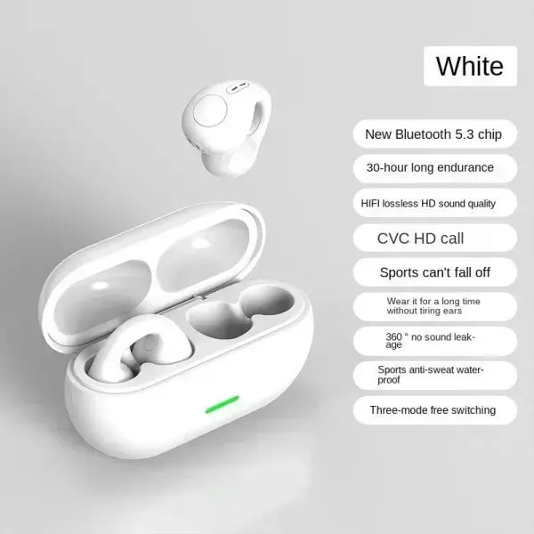 New Original T75 Bone Conduction Wireless Bluetooth 5.3 Headphones Sports Earphones HiFi Sound Quality Waterproof TWS