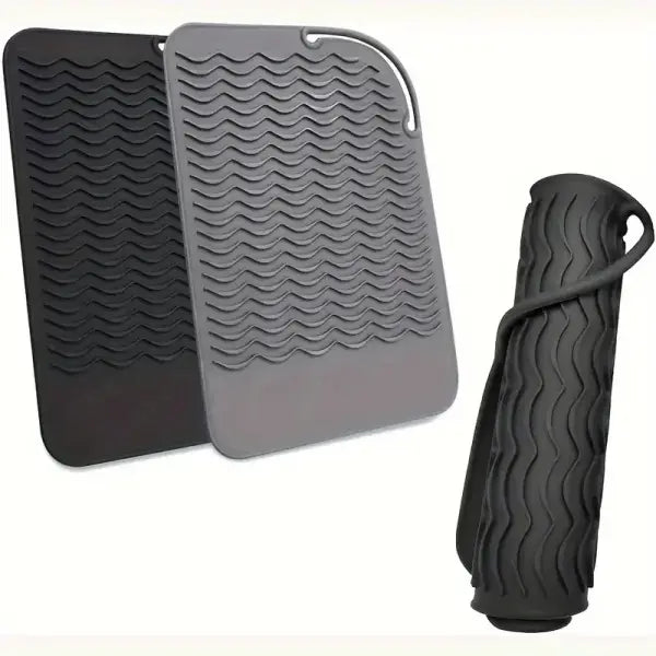 Plus Size Silicone Heat Resistant Mat Portable Hair Tool Cover