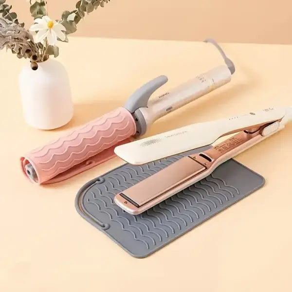 Plus Size Silicone Heat Resistant Mat Portable Hair Tool Cover