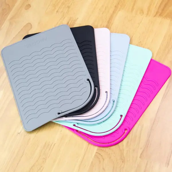 Plus Size Silicone Heat Resistant Mat Portable Hair Tool Cover