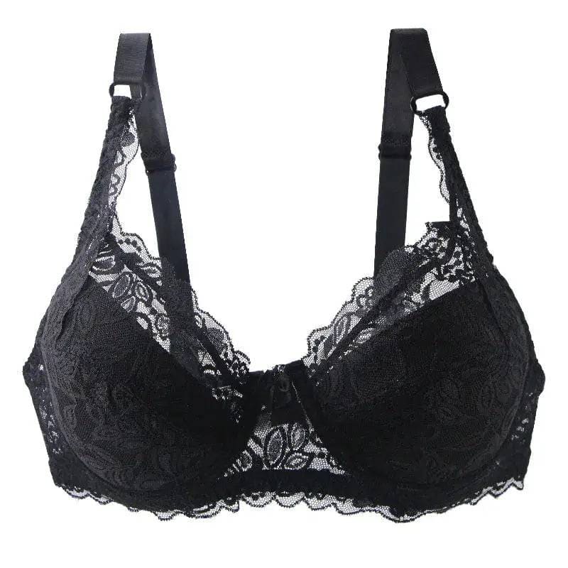 New Sexy Lace Bras: Unlined Full Cup Plus Size Lingerie with Push-Up Underwear