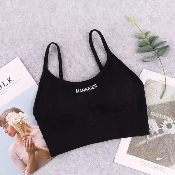 New Sports Bra For Women Gym Sexy Crop Top Bra Women Cotton Underwear Soft Comfort Tube Tops Female Brassiere Tops