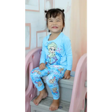 New Spring Autumn Children’s Clothing Sets girl Sleepwear Clothes Kids Pajamas Set Baby Girls Cotton Anna Elsa Cartoon