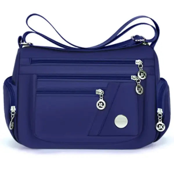 Water Resistance Nylon Crossbody Bag Travel for Casual Use - blue