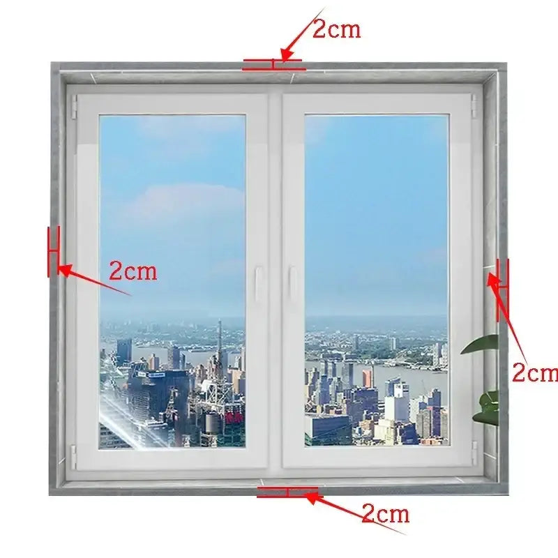 New style Winter window windproof and warm film sealing plastic cloth winter windproof curtains cold insulation