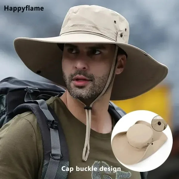 New Sun Protection Fishing Hat – Breathable Mesh Hiking & Camping Cap - Himpall
