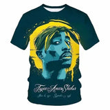 New T-Shirt Harajuku Men T-Shirt Fashion 2pac Graphic T Shirts Hip Hop Men’s T-Shirts Summer Tops T-Shirts Man Designer