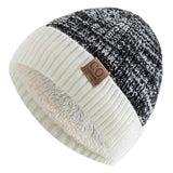 Unisex Winter Hats Add Fur Lined Knit Beanie Capsule