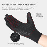 New Winter Gloves Men Women Touch Cold Waterproof Motorcycle Cycle Gloves Male Outdoor Sports Plus Velvet Warm Running