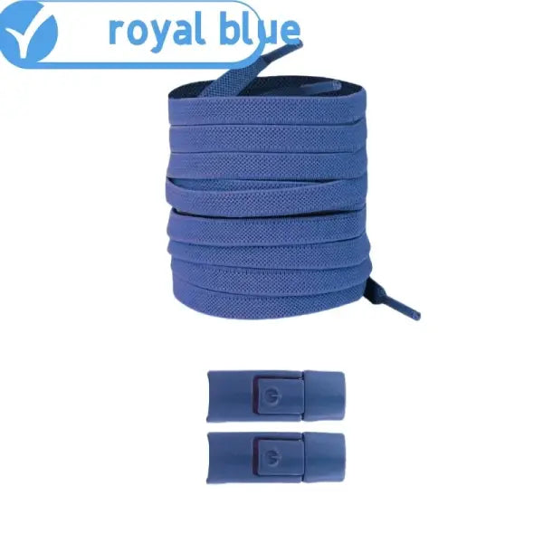 Elastic 8mm Widened Flat Press Lock Shoelaces for Sneakers - MMMMM