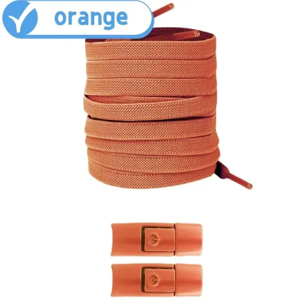 Elastic 8mm Widened Flat Press Lock Shoelaces for Sneakers - IIIII