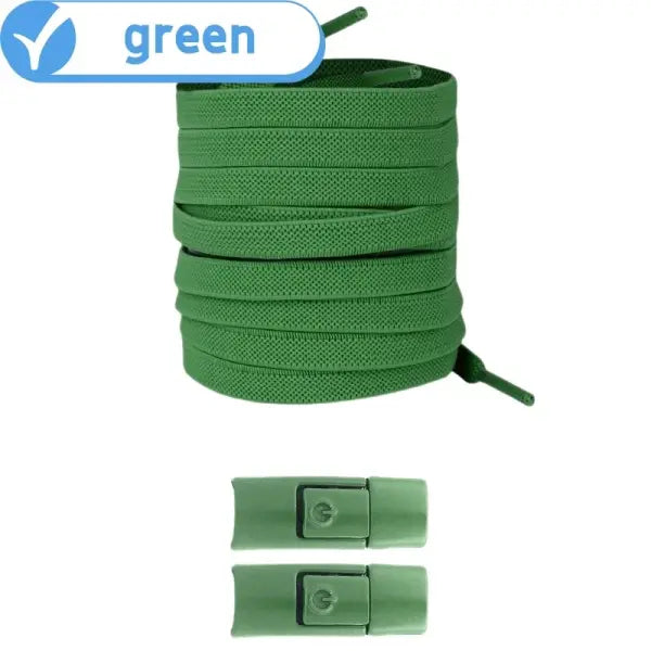 Elastic 8mm Widened Flat Press Lock Shoelaces for Sneakers - PPPPP
