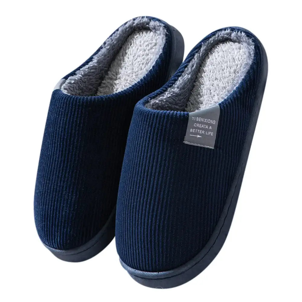 NEW Women’s Men’s Casual Thick Soft Bottom Home Slippers Household Plush Slippers Anti-slip Thermal Slippers Indoor