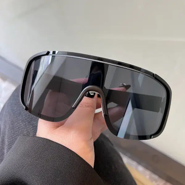 Y2K cycling sunglasses with windproof reflective lenses - 2 / MULTI