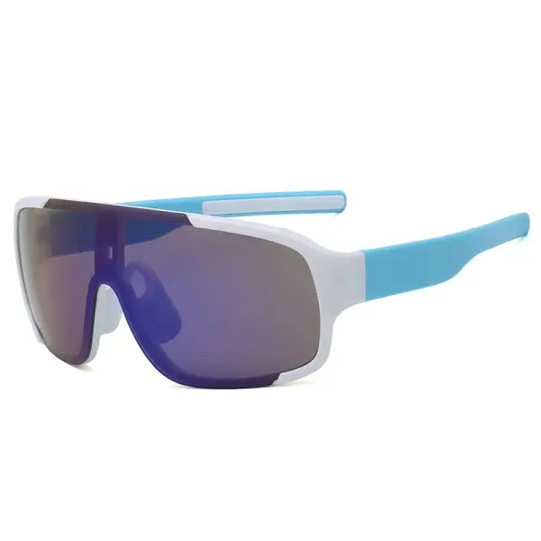 Y2K cycling sunglasses with windproof reflective lenses - 10 / MULTI