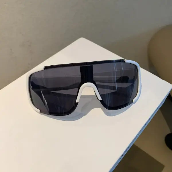 Y2K cycling sunglasses with windproof reflective lenses - 17 / MULTI
