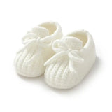 Newborn Baby Shoes Knitted Infant Boys Girls First Boots Fashion Solid Toddler Kid Bed Footwear 0-18M Warm Clothing