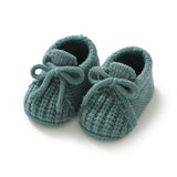 Newborn Baby Shoes Knitted Infant Boys Girls First Boots Fashion Solid Toddler Kid Bed Footwear 0-18M Warm Clothing