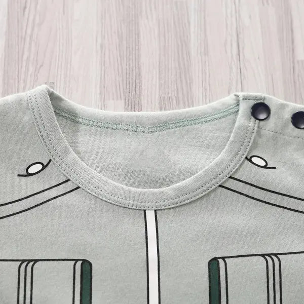 Cute Anime Baby Romper – Soft Cotton Short Sleeve Jumpsuit for Newborn Boys & Girls (0–18M)