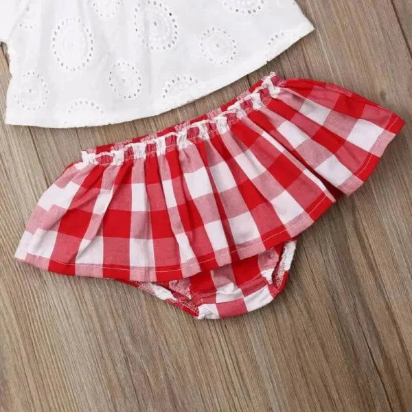 Newborn Girl Outfit Summer Fashion Set with Shorts for Baby Girls - Himpall
