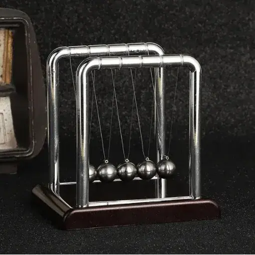 Newton’s Cradle Balance Steel Ball Teaching Supplies Physics Science Pendulum Desktop Toys Stress Relief Gifts Home