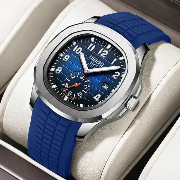 Brand Luxury Mens Watches Stainless Steel Quartz Movement