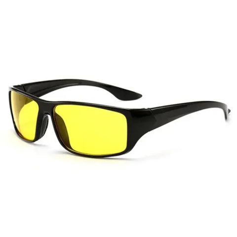 Night Vision Driving Glasses – UV Protection Anti-Glare Goggles for Car & Motorcycle - Night Vision