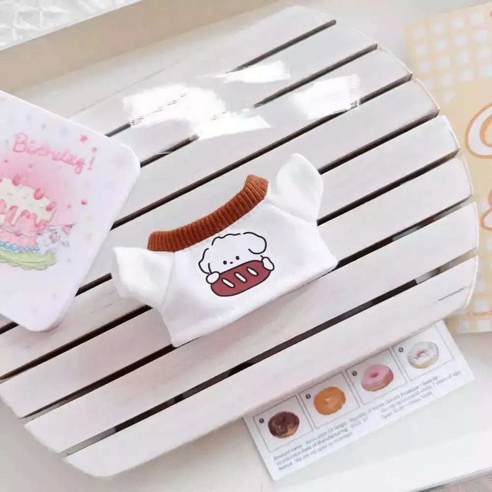 NO Doll For Labubu Doll Clothing Set Hat 17cm Clothes Shoes Doll DIY Accessories Training Sitting Party Games Toys