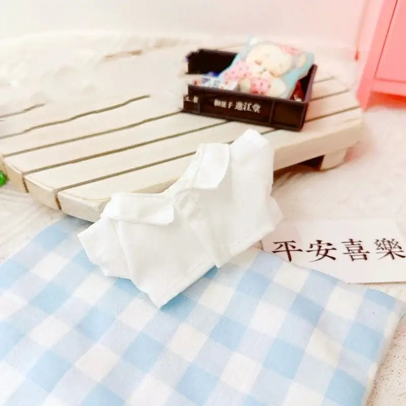 NO Doll For Labubu Doll Clothing Set Hat 17cm Clothes Shoes Doll DIY Accessories Training Sitting Party Games Toys