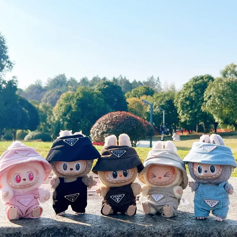 NO Doll For Labubu Doll Clothing Set Hat 17cm Clothes Shoes Doll DIY Accessories Training Sitting Party Games Toys Gifts