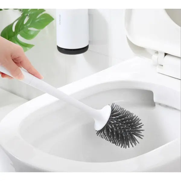 Non-stick Hair Soft Plastic Brush Head Toilet