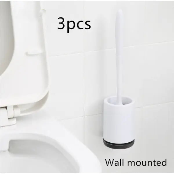 Non-stick Hair Soft Plastic Brush Head Toilet
