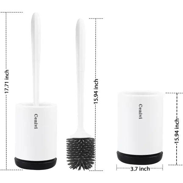 Non-stick Hair Soft Plastic Brush Head Toilet - Flooring